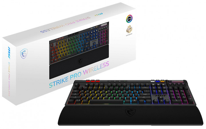 MSI Strike Pro Wireless Pakai Mekanik dan Peredam untuk Gaming Profesional