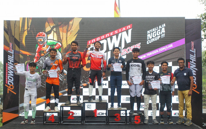 Hasil Putaran Dua Indonesian Downhill 2025: Rendy Sanjaya Comeback Juara, Persaingan Men Elite Makin Ketat