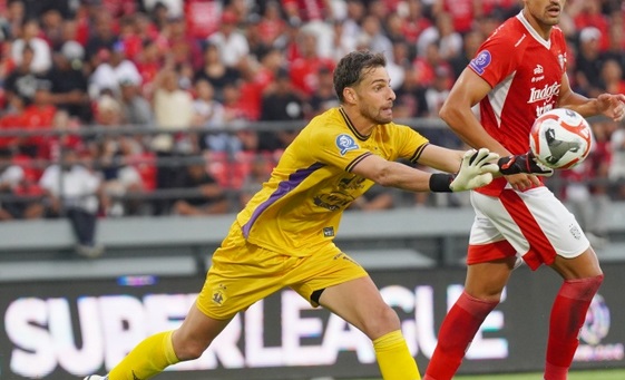 Kiper Persik Leo Navacchio jadi <i>Man of The Match</i> Saat Lawan Bali United