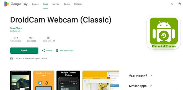 Cara Menjadikan Kamera HP Android Sebagai Webcam Laptop