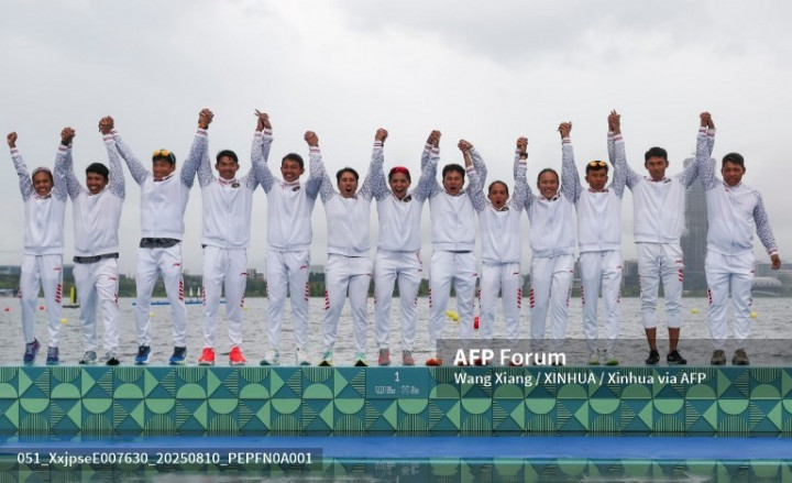 Keren! Tim Perahu Naga Indonesia Sumbang Emas di The World Games 2025