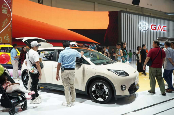 AION UT jadi Mobil Listrik Paling Laku dan Dicoba di GIIAS 2025