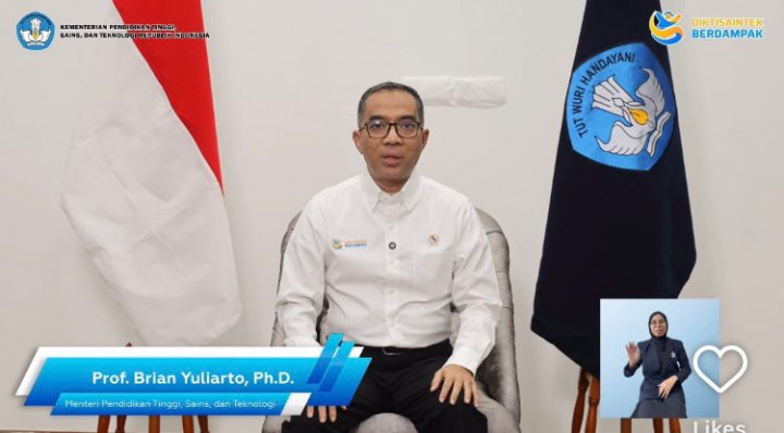 Pesan Mendiktisaintek Buat Mahasiswa Baru: Jangan Sekadar Lulus