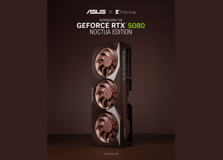 Kolaborasi Terbaru Asus dan Noctua di Nvidia RTX 5080 Edisi Khusus