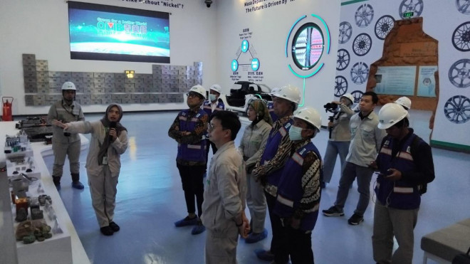 Kunjungan Wamenperin ke kawasn IMIP. Foto: Dokumen IMIP