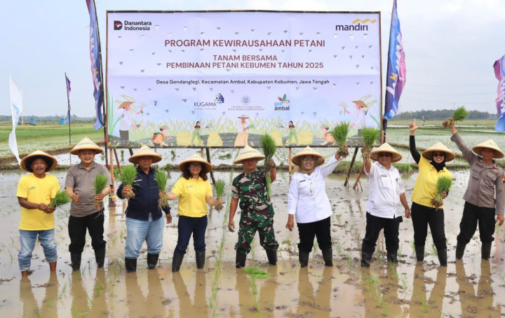 Wujudkan Ketahanan Pangan Nasional, Bank Mandiri Wirausahakan Petani Kebumen