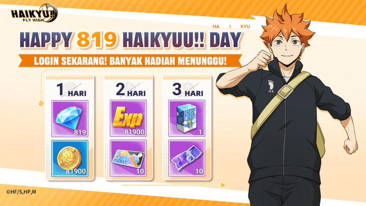 Haikyu!! Fly High Kedatangan Karakter Baru dan Hadiah Spektakuler