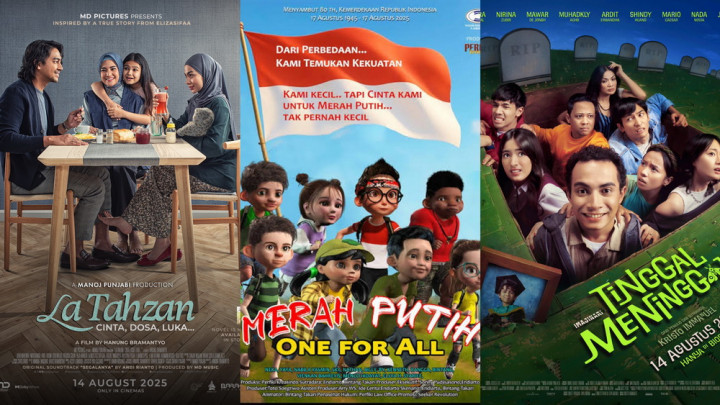 Jumlah Penonton Merah Putih: One for All Hari Pertama, Dibandingkan La Tahzan dan Tinggal Meninggal