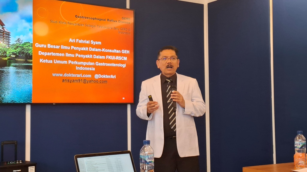 Ketua Pengurus Besar Perkumpulan Gastroenterologi Indonesia (PB PGI), Prof. Ari Fahrial Syam. Dok. Aulia/Medcom