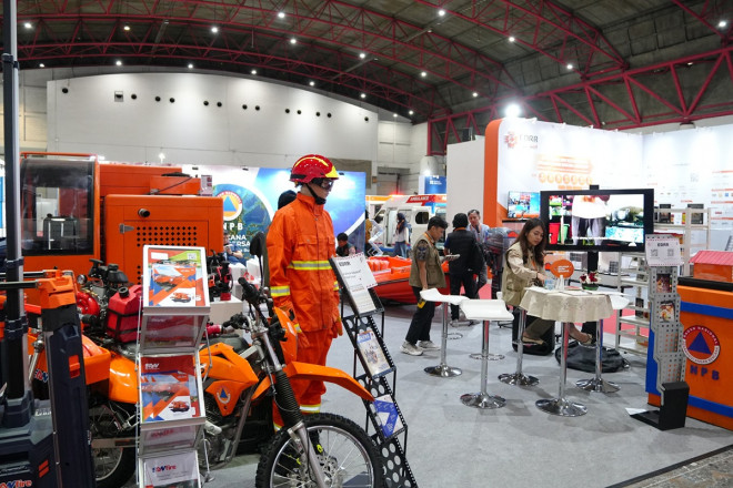 BNPB yang memperlihatkan inovasi penanggulangan bencana di EDRR 2025 Indonesia (Dok. EDRR)