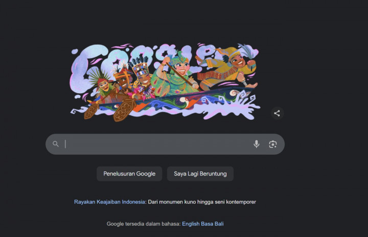 Google Doodle Hari Ini, Rayakan Kemerdekaan RI lewat ‘Aura Farming’ Pacu Jalur