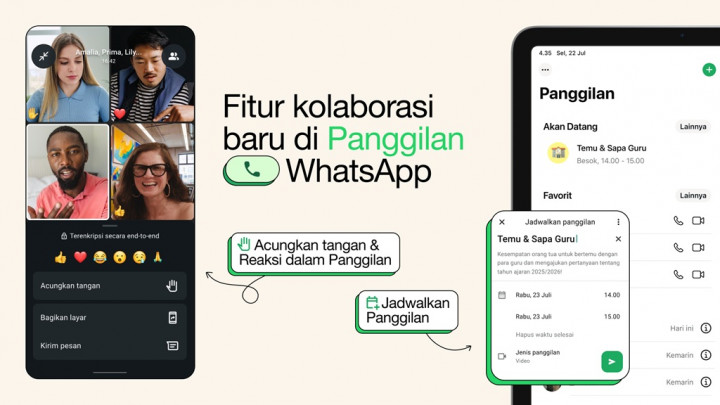 WhatsApp Rilis Fitur Jadwal Panggilan untuk Telepon Grup