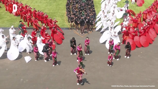 <i>Aura Farming</i> Pacu Jalur Hadir di Istana Merdeka