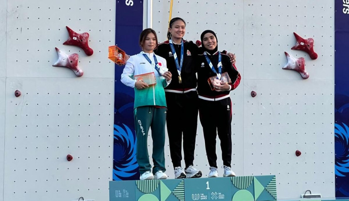 Atlet Indonesia Raih Tiga Medali di Kejuaraan Dunia Panjat Tebing 2025
