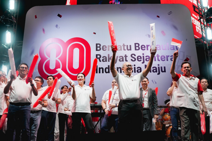 Gelorakan Semangat Nasionalisme, Bank Mandiri Meriahkan Pesta Rakyat HUT RI Ke-80 di Bundaran HI