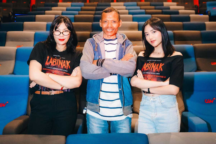 Sumanto Lari Ketakutan saat Nonton Film Labinak yang Bertema Kanibalisme