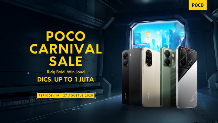Poco Carnival Sale Digelar, Diskon HP Hingga Rp1 Juta