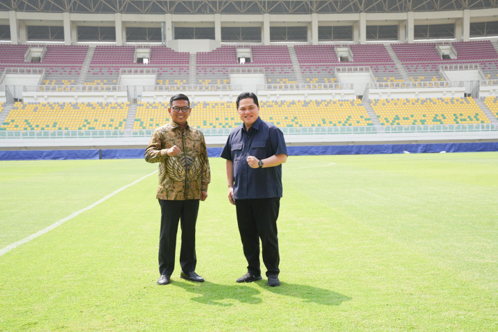 Erick Thohir Berencana Gelar Laga Timnas di Banten International Stadium