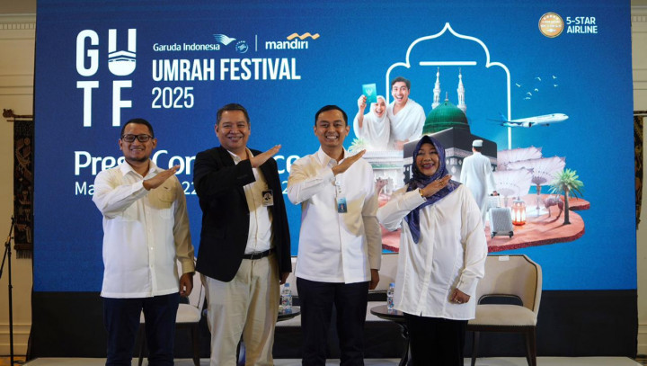 Garuda Indonesia Umrah Festival 2025: Harga Mulai Rp13 Jutaan, Banyak Promo Bareng Bank Mandiri!