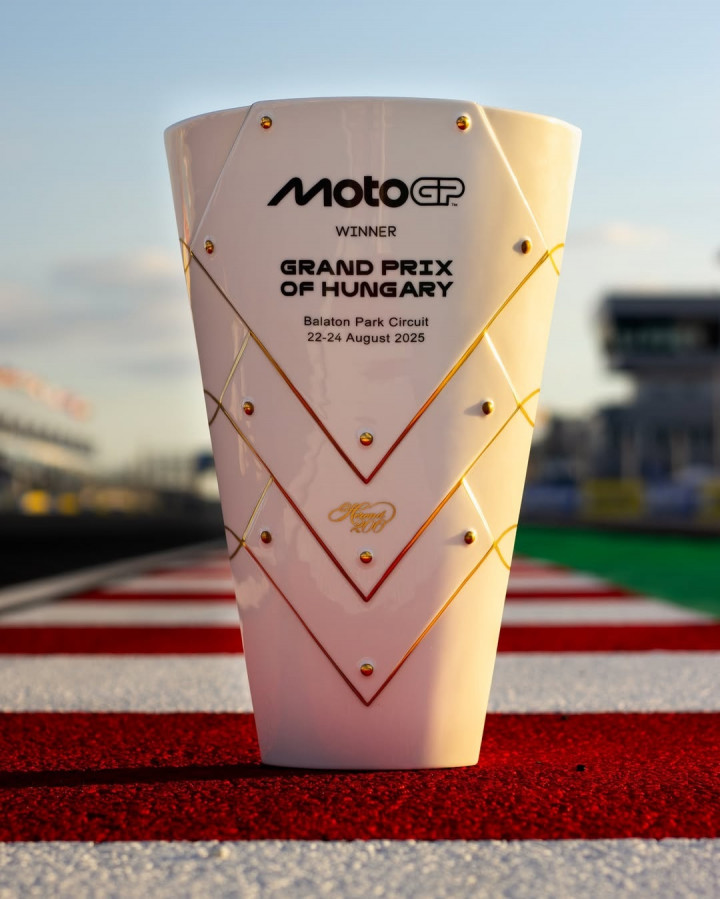 Begini Penampakan Trofi untuk Pemenang MotoGP Hungaria 2025