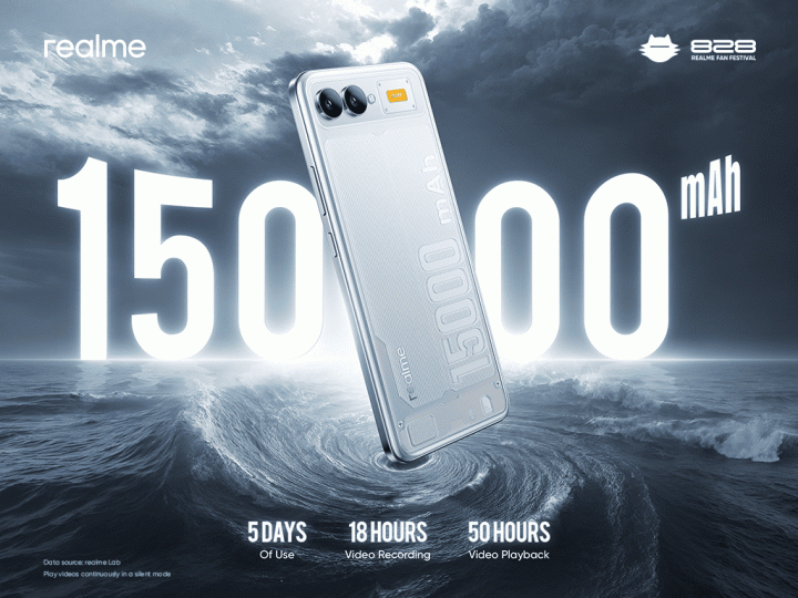 Realme Hadirkan Ponsel Konsep Baterai 15.000mAh & Chill Fan Phone