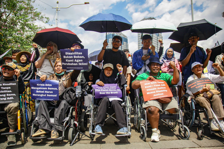 ​Penyandang Disabilitas Gelar Aksi Tuntut Keadilan Iklim