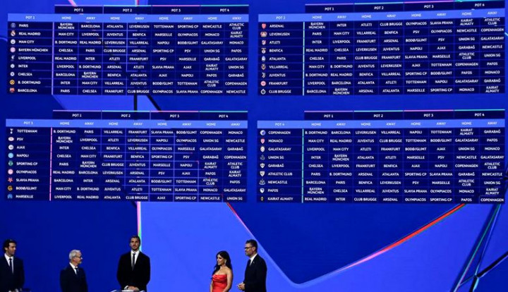 Hasil <i>Drawing</i> Liga Champions 2025/2026: PSG Jumpa Barcelona, Real Madrid Ditantang Liverpool