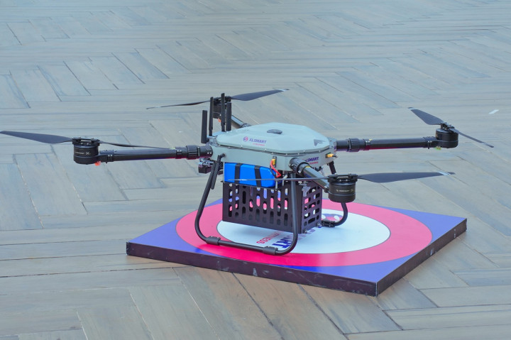 XLSMART dan ASTRAtech Gelar Drone Otonom Berbasis 5G