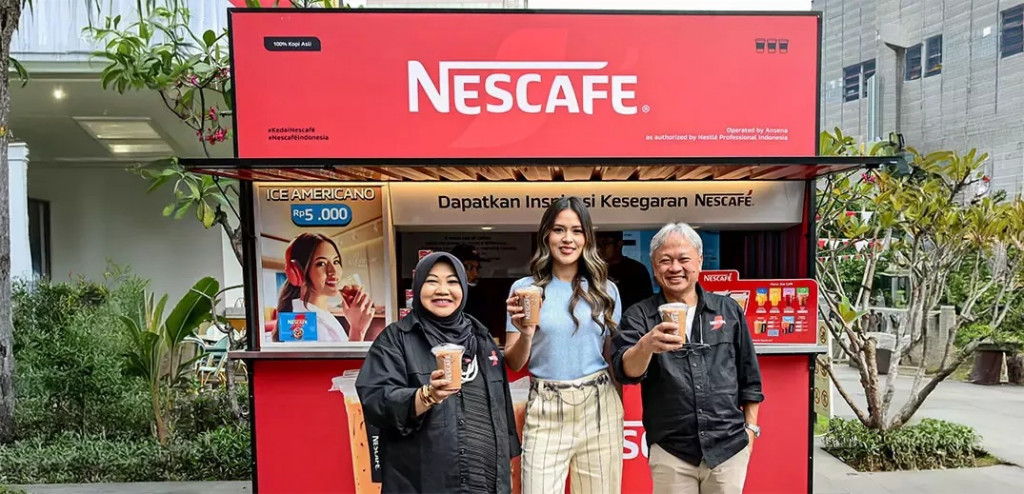 Untuk memperkuat citra dan daya tariknya, Kedai NESCAFÉ menggandeng Raisa Andriana sebagai brand ambassador. Dok. Nescafe Profesional