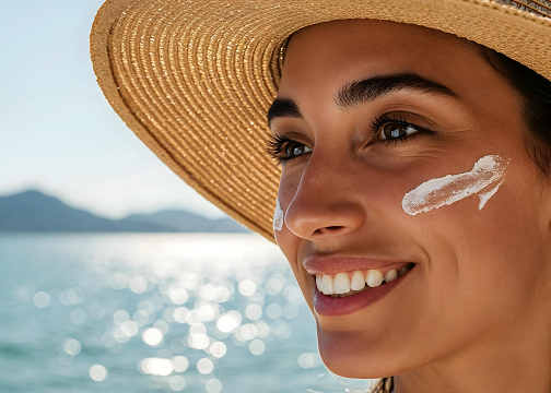 Pore Blurring Sunscreen SPF 50+ PA++++ untuk Kulit Berminyak dan Mudah Berkeringat