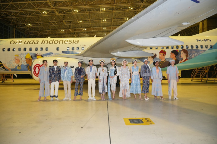 Keren! Kolaborasi Garuda x Cap Bali Hadirkan Livery Spesial HUT ke-80 RI