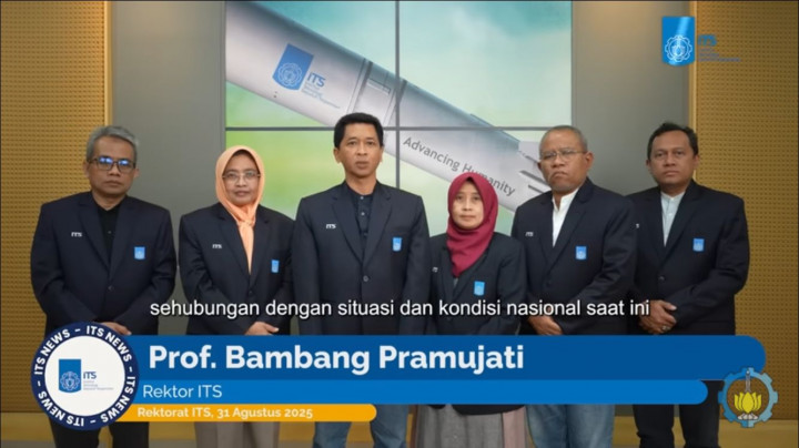Rektor ITS Serukan Sampaikan Kepedulian pada Bangsa dengan Hati-Hati dan Bertanggung Jawab