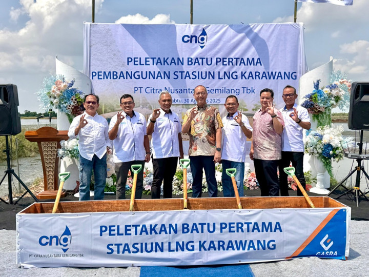 Ekspansi Bergulir, CGAS Groundbreaking LNG Station di Karawang