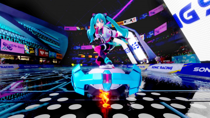 Project Onsoku dari Sega dan Hatsune Miku di Sonic Racing: CrossWorlds