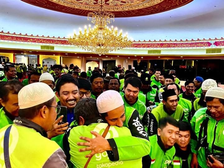 Kumpul Bareng Driver Ojol, Habib Ja'far: Jangan Mau Diprovokasi