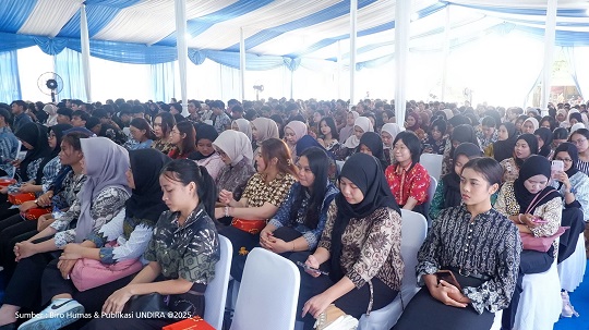 Undira Mulai Perkuliahan Semester Ganjil 2025/2026, Sambut 1.200 Mahasiswa Baru