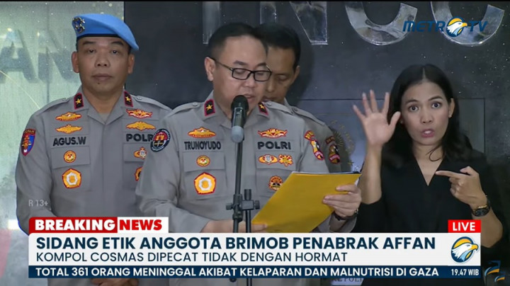 Kompol Cosmas Dipecat Tidak Hormat Buntut Rantis Brimob Lindas Ojol Affan