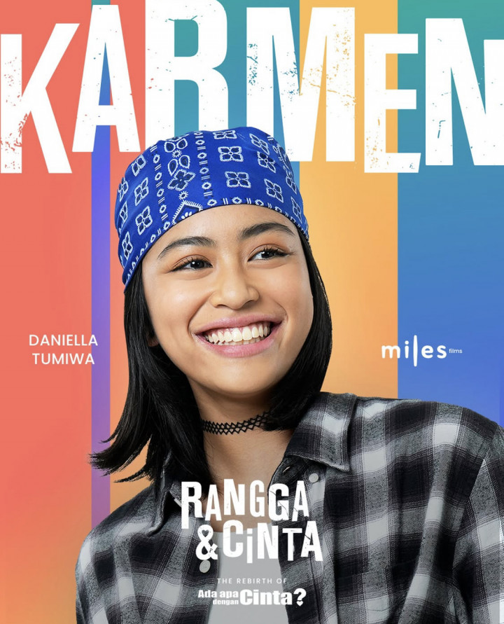 Daniella Tumiwa Les Basket Dua Bulan demi Peran Karmen di Film Rangga & Cinta