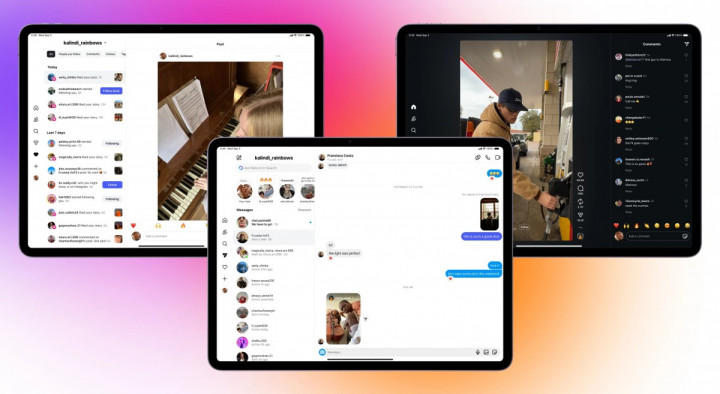 Instagram Resmi Hadir di iPad, Tampilan Baru Lebih Optimal