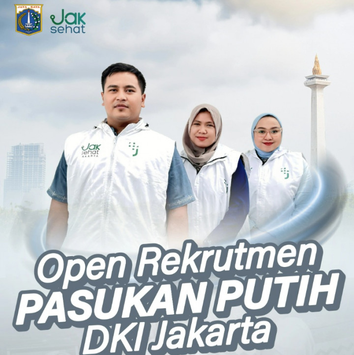 Dinkes DKI Jakarta Buka Rekrutmen Pasukan Putih, Lulusan SMA Bisa Daftar Lho!
