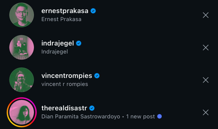 Daftar Artis Ikuti Tren Foto Profil Pink dan Hijau: Vincent Rompies hingga Sheila Dara