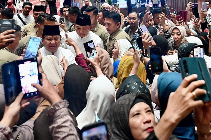 ​Momen Presiden Prabowo Hadiri Acara Maulid Nabi di Masjid Istiqlal