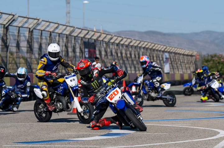 Pembalap Indonesia ini Latihan Bareng Pembalap MotoGP