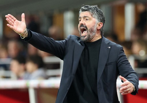 Pelatih timnas Italia, Gennaro Gattuso (AFP/Fred Tanneau)