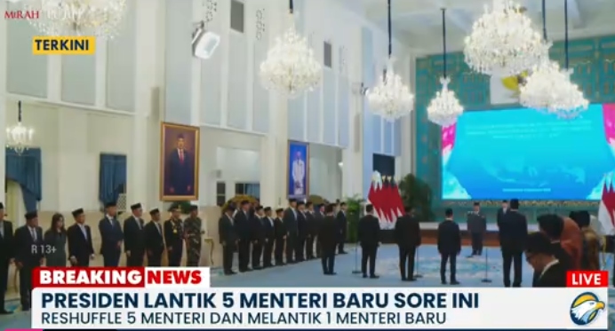 Termasuk Sri Mulyani, Ini Daftar Menteri yang Kena Reshuffle