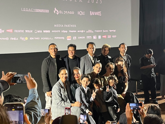 Pembuat Film dan Pemeran Film Sukma (Foto: Ratu/Medcom)