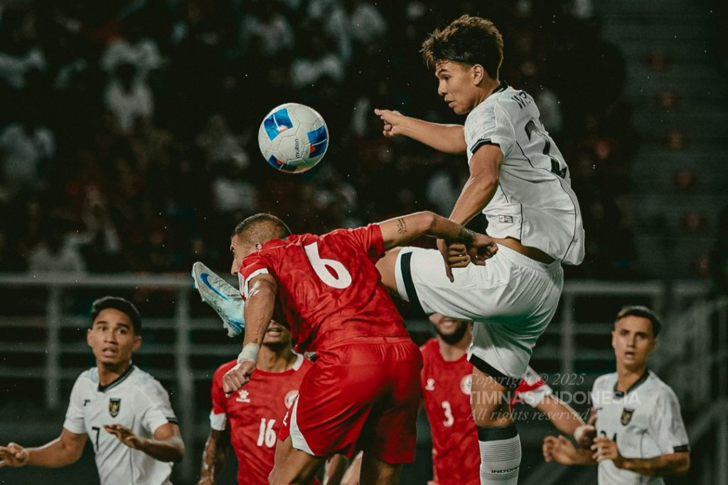 Debut Adrian Wibowo bersama Timnas Indonesia (Dok. X Timnas Indonesia )