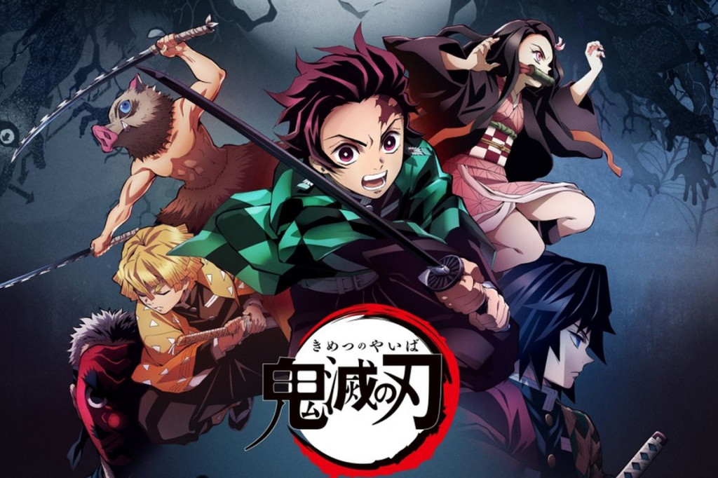 Poster anime Demon Slayer: Kimetsu no Yaiba (IMDb)