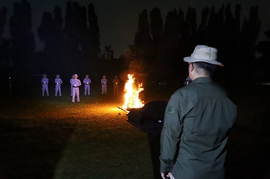 UPNVJ menggelar Malam Caraka sebagai puncak rangkaian kegiatan Aktualisasi Bela Negara Angkatan VI. DOK UPNVJ