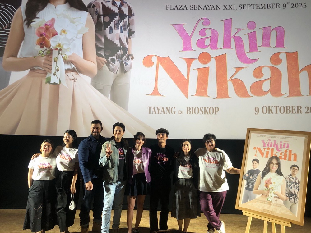 Pemain film Yakin Nikah (Foto: Medcom/MauliaChasanah)